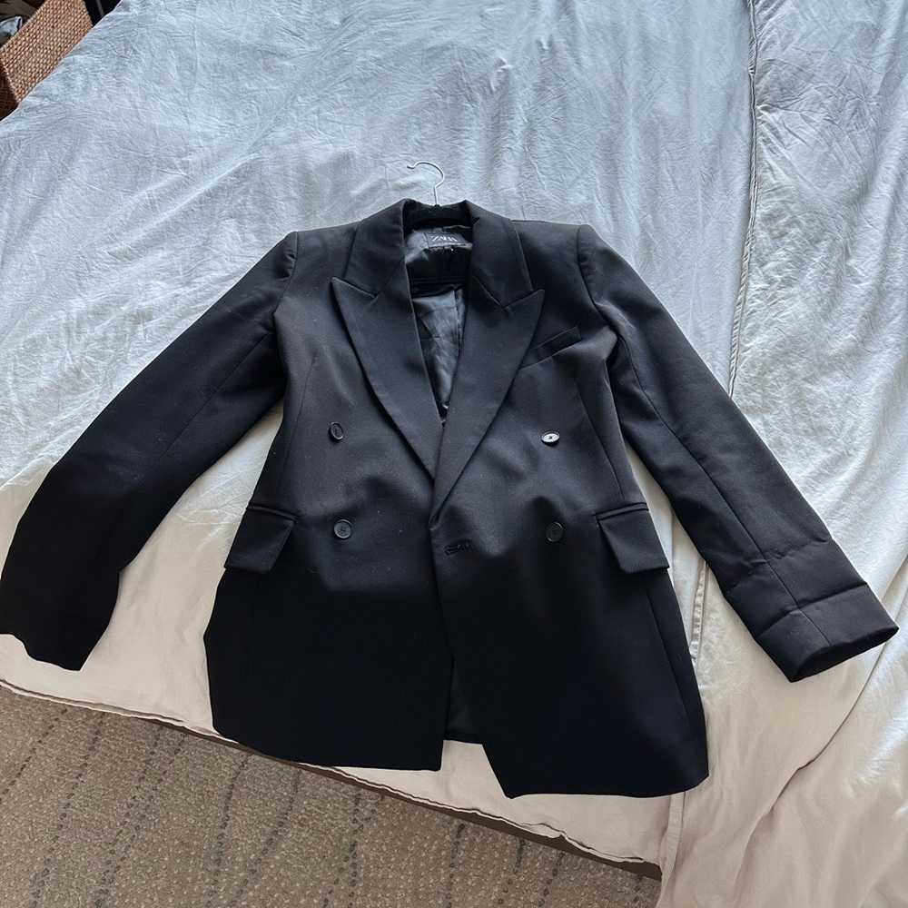 Zara Double Breasted Blazer